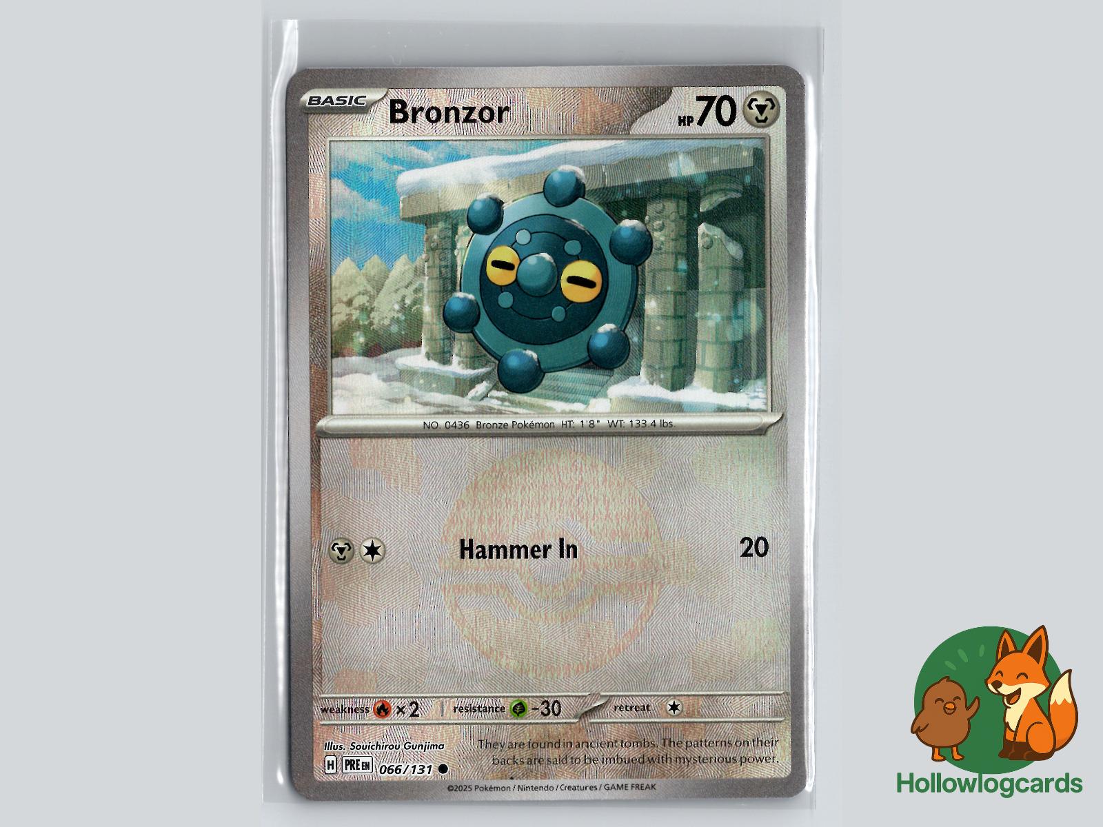 Bronzor (066/131) - Prismatic Evolutions Pokémon Card