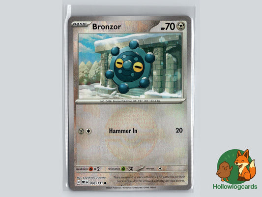 Bronzor (066/131) - Prismatic Evolutions Pokémon Card