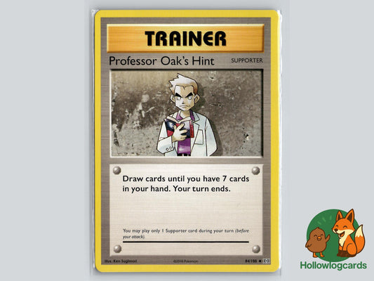 Professor Oak's Hint (84/108) - Evolutions Pokémon Card