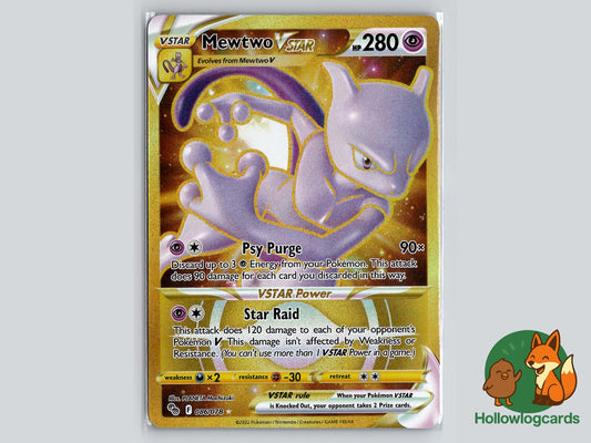 Mewtwo VSTAR (086/078) - Pokemon GO Pokémon Card
