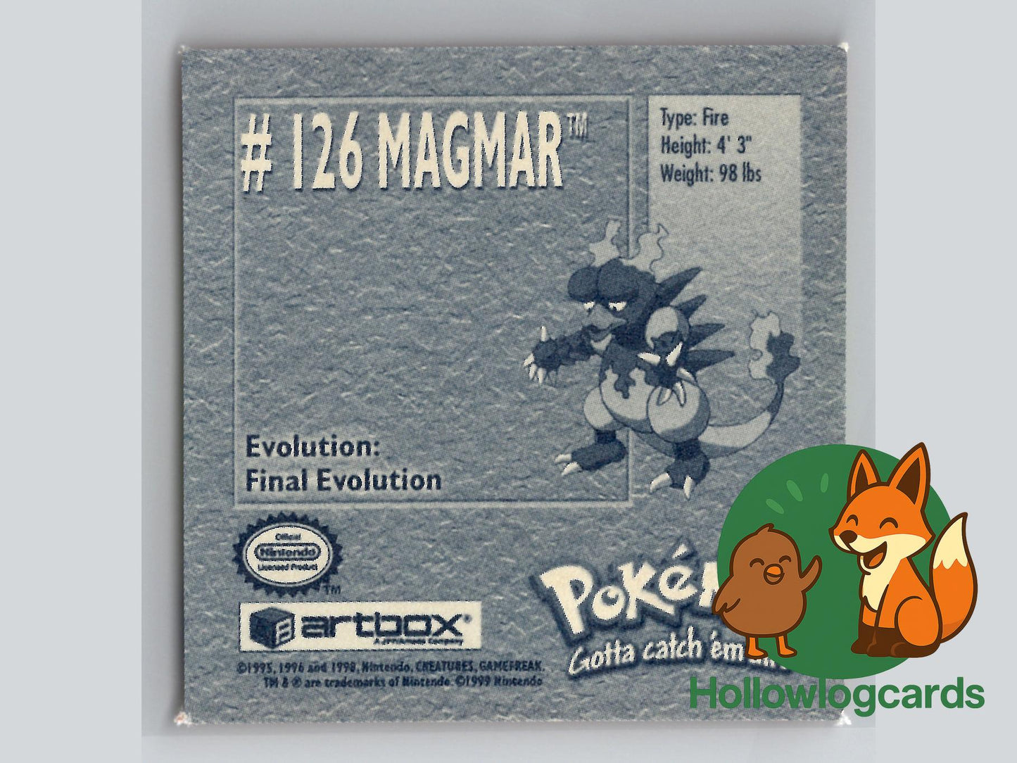 Magmar - Artbox Sticker