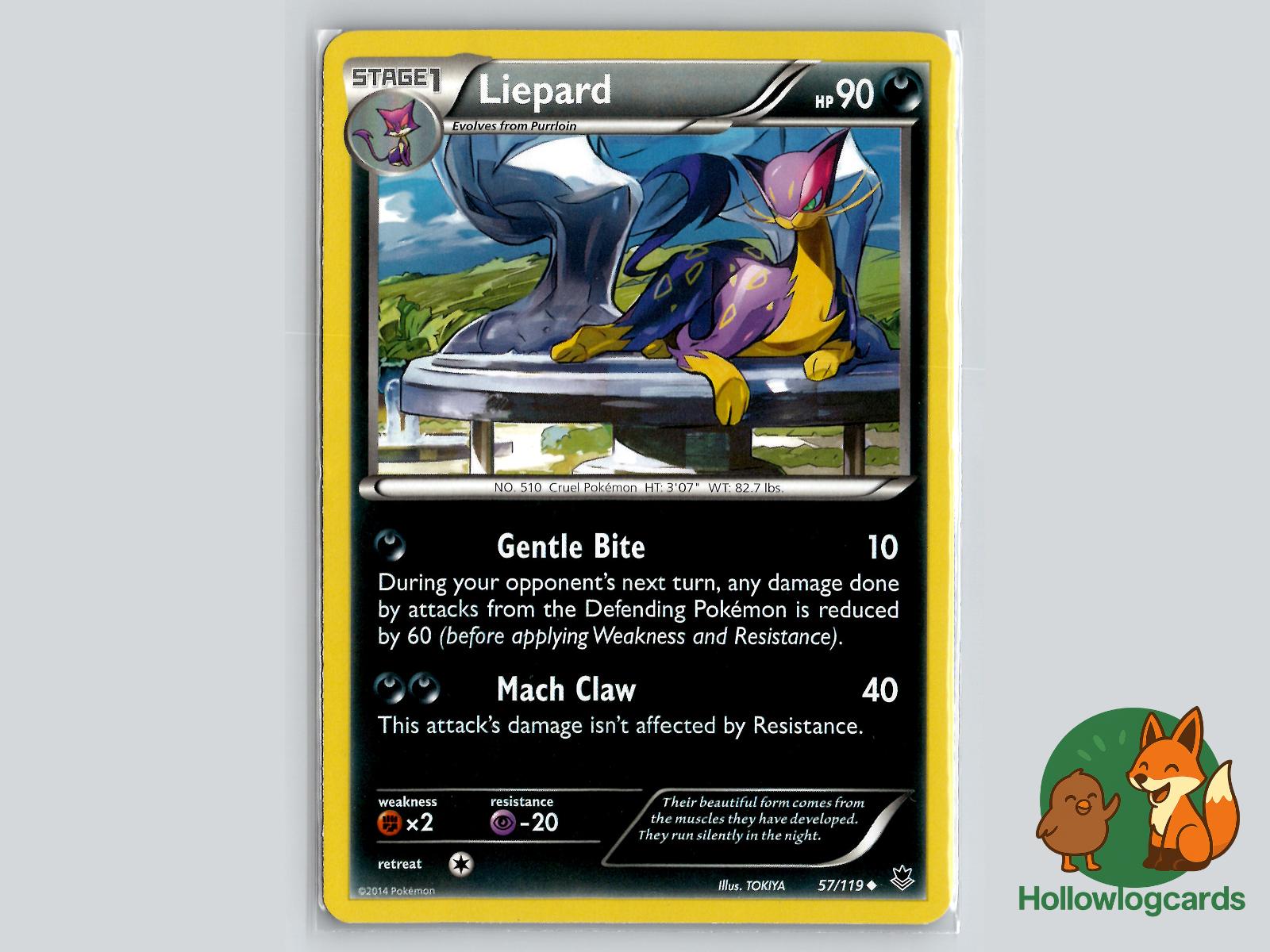 Liepard (57/119) - Phantom Forces Pokémon Card