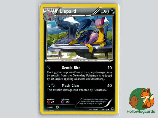 Liepard (57/119) - Phantom Forces Pokémon Card