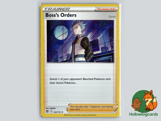 Boss's Orders (132/172) - Brilliant Stars Pokémon Card