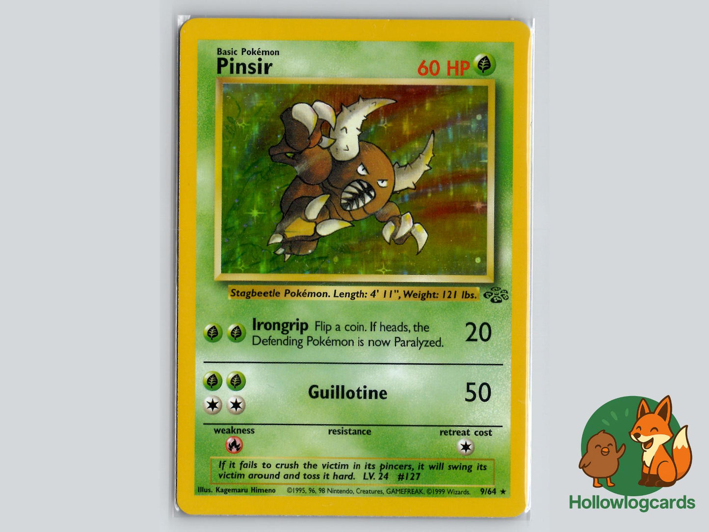 Pinsir (9/64) - Jungle Pokémon Card