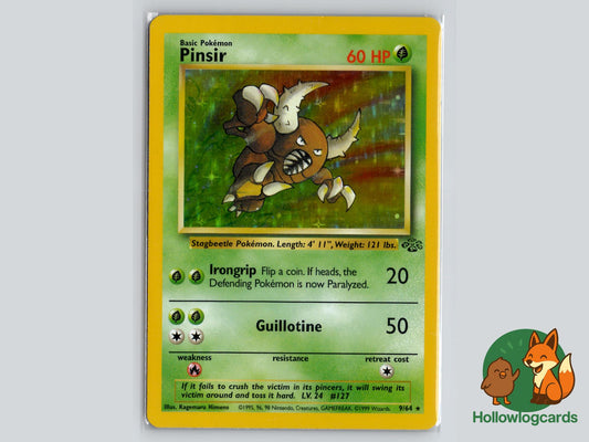 Pinsir (9/64) - Jungle Pokémon Card