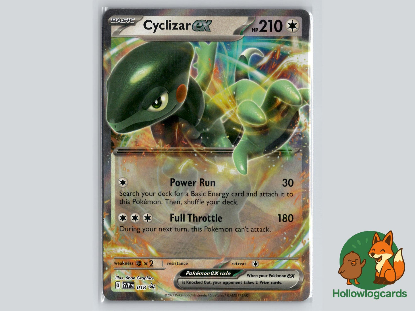 Cyclizar ex (018) - Scarlet & Violet Pokémon Card
