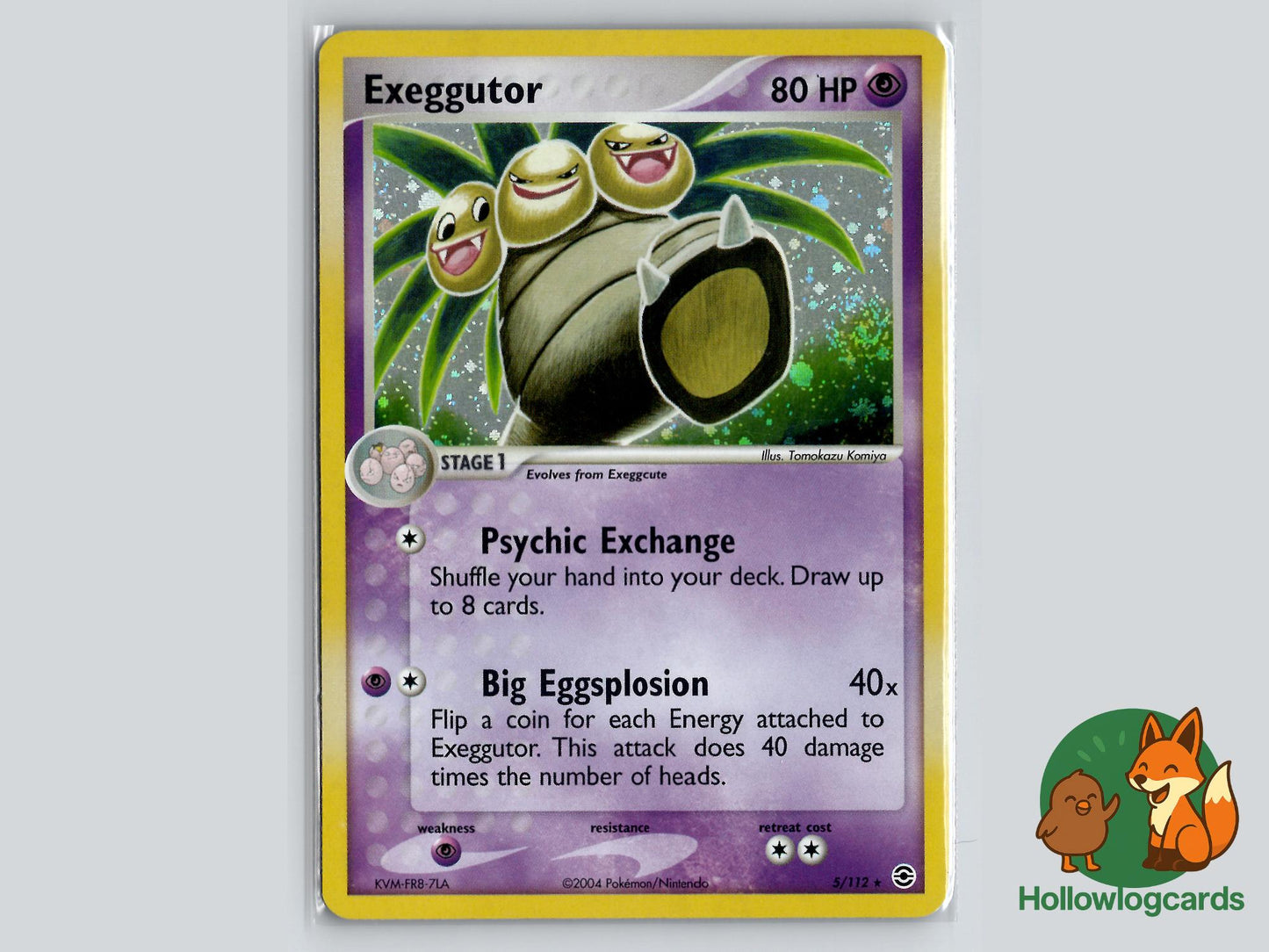 Exeggutor (5/112) - FireRed & LeafGreen Pokémon Card
