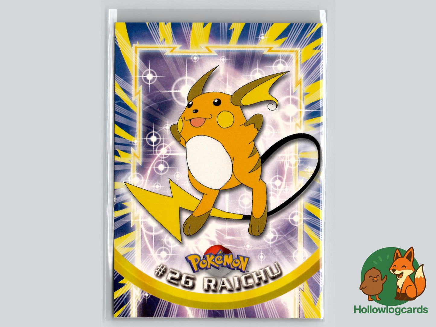 Raichu - Topps Trading Cards Series 1 Pokémon Card