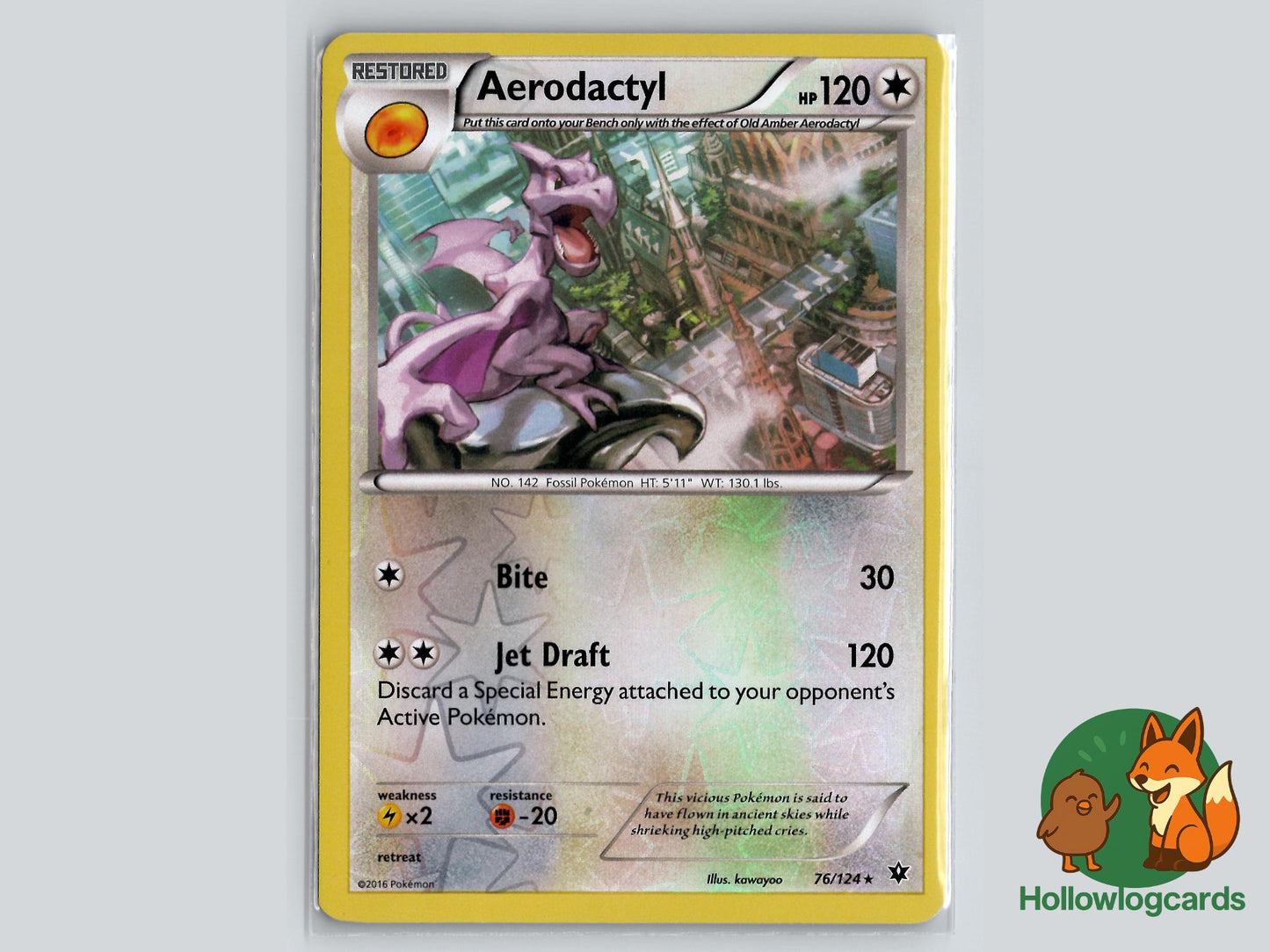 Aerodactyl (76/124) - Fates Collide Pokémon Card