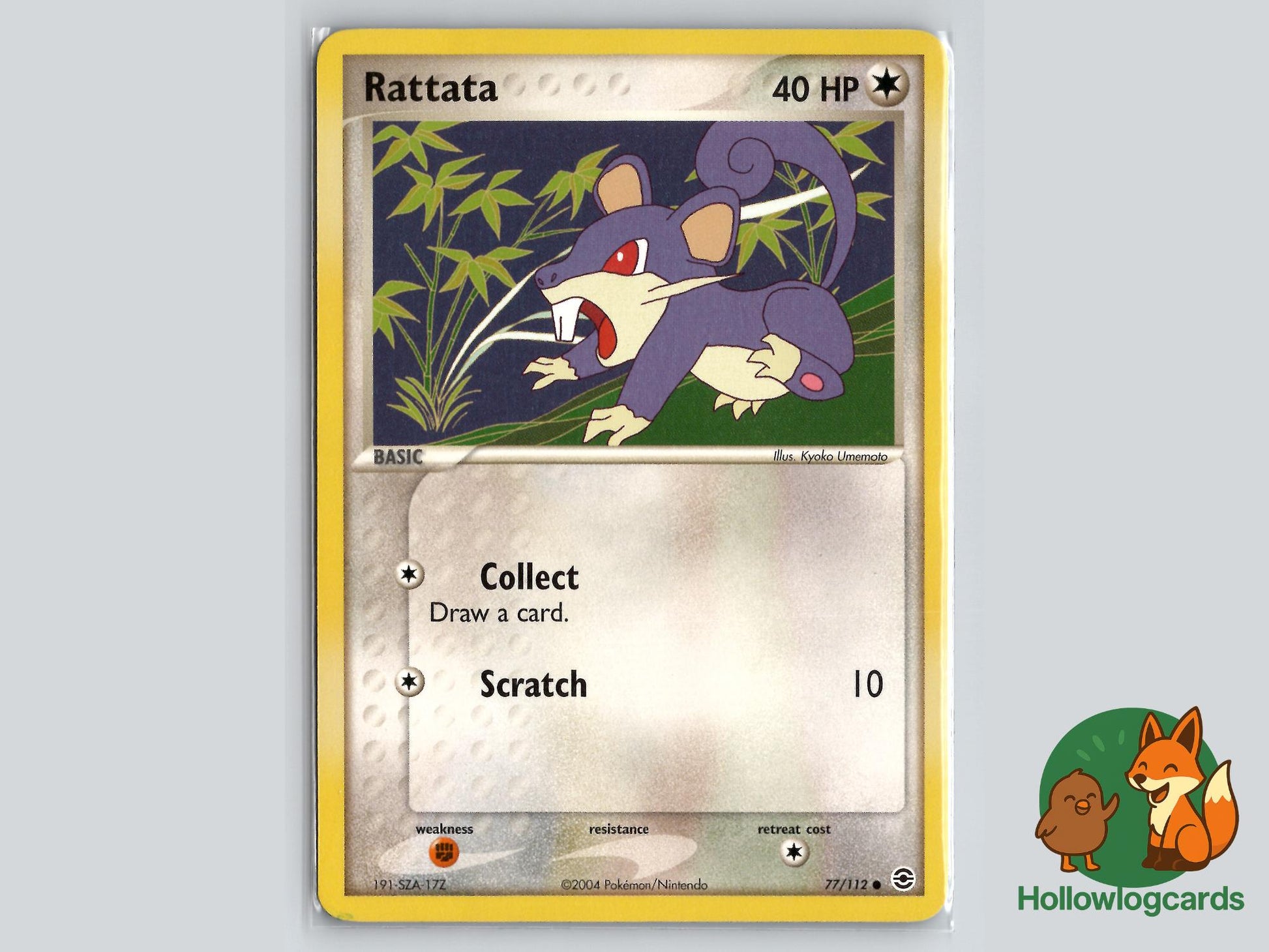 Rattata (77/112) - FireRed & LeafGreen Pokémon Card