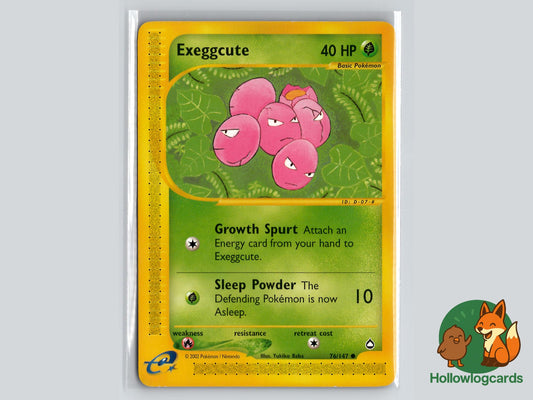 Exeggcute (76/147) - Aquapolis Pokémon Card