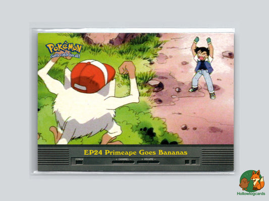 EP24 Primeape Goes Bananas - Topps Trading Cards Series 2 Pokémon Card