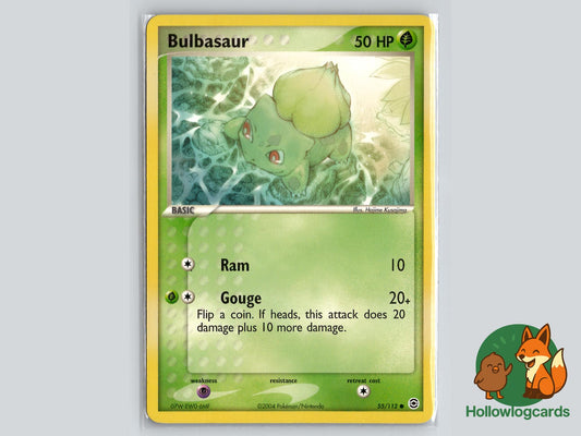 Bulbasaur (55/112) - FireRed & LeafGreen Pokémon Card