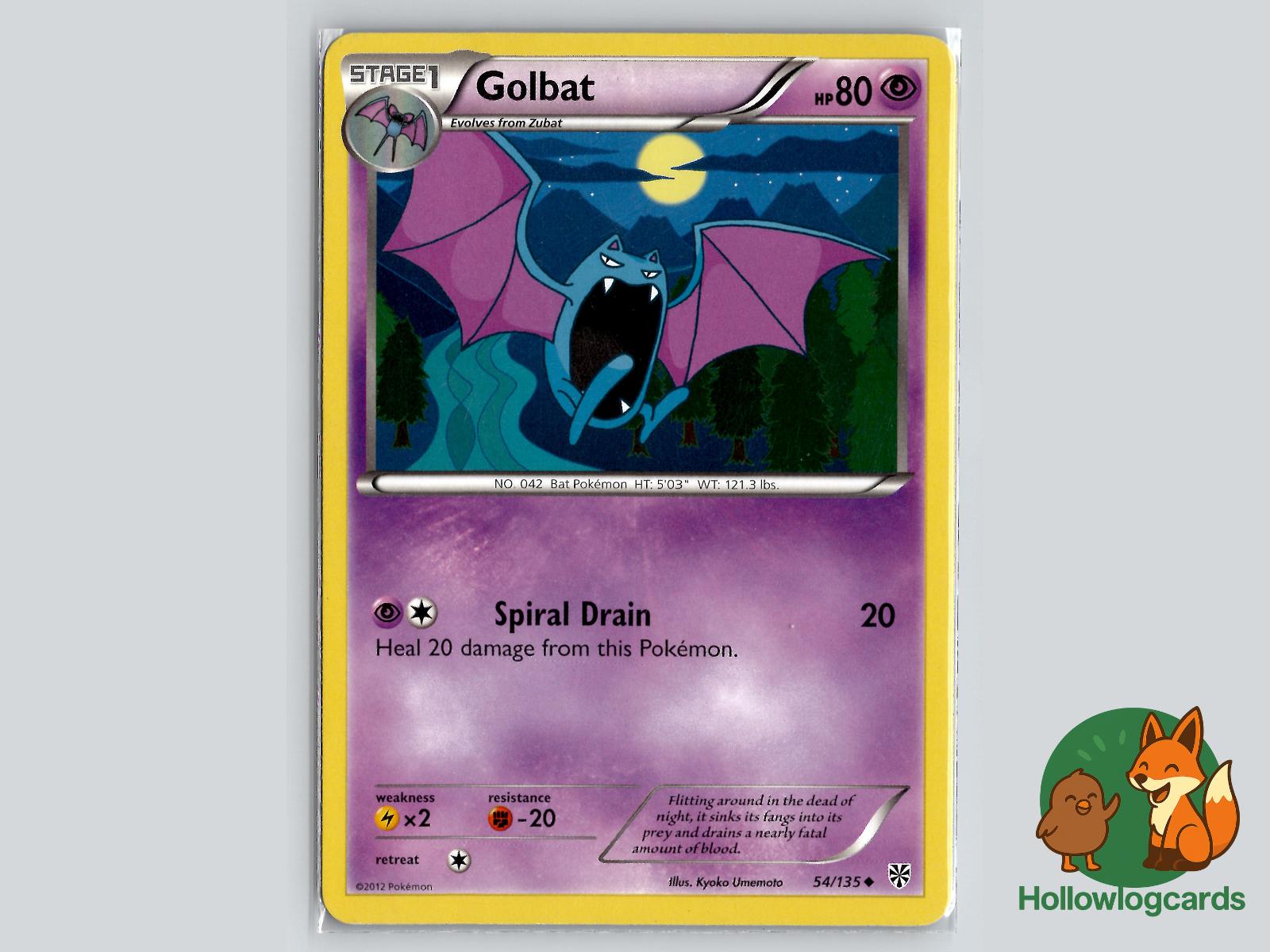 Golbat (54/135) - Plasma Storm Pokémon Card