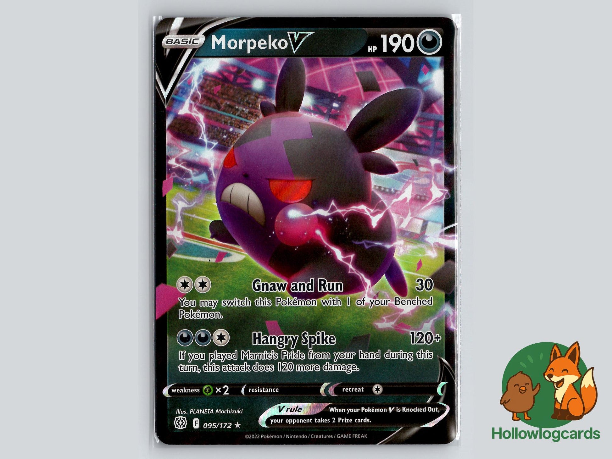 Morpeko V (095/172) - Brilliant Stars Pokémon Card