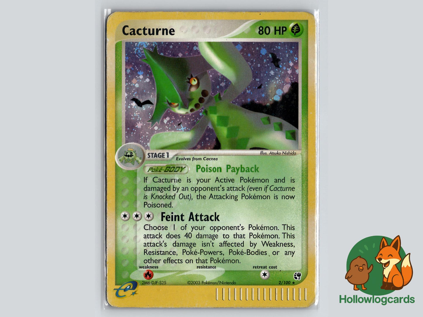 Cacturne (2/100) - Sandstorm Pokémon Card