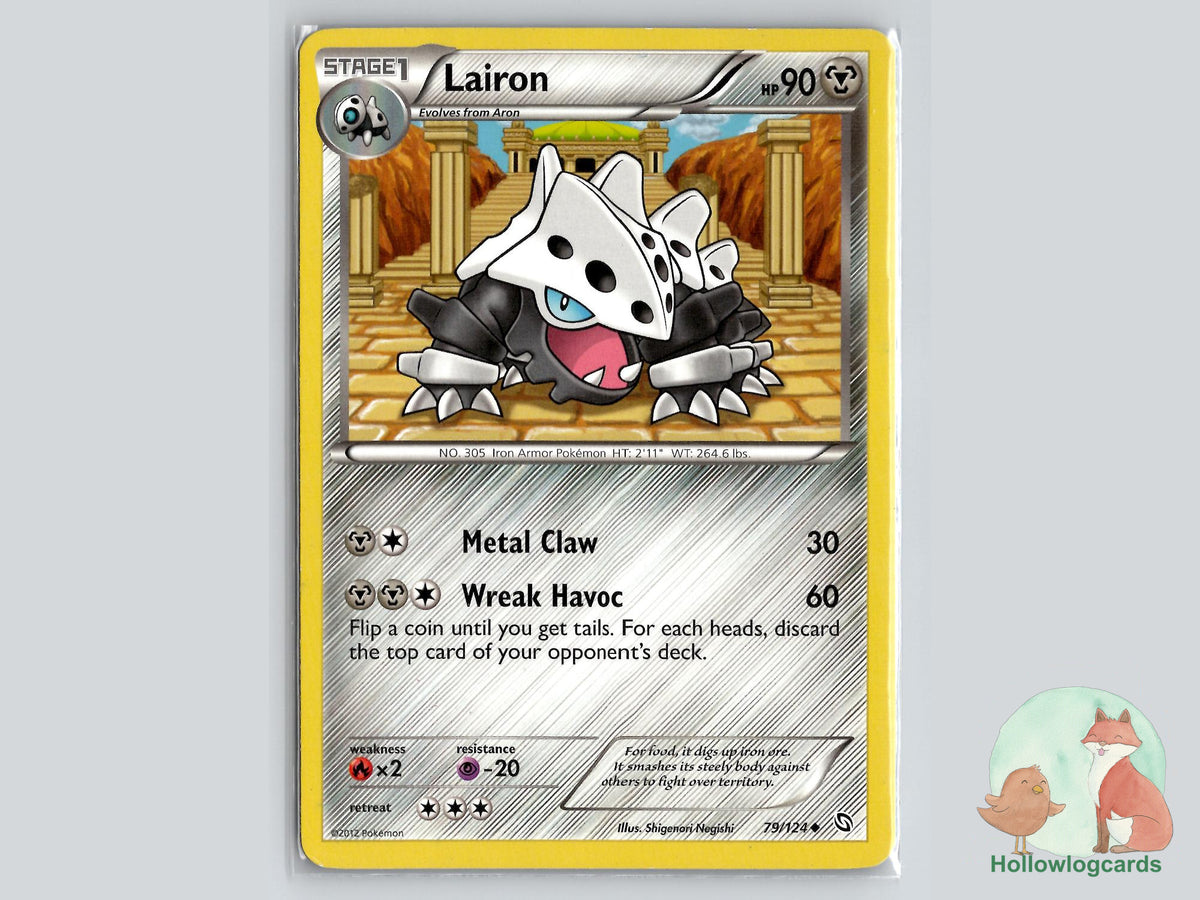 Lairon (79/124) - Dragons Exalted Pokémon Card