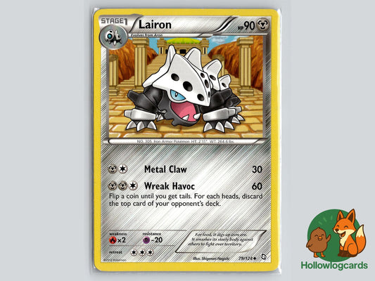 Lairon (79/124) - Dragons Exalted Pokémon Card