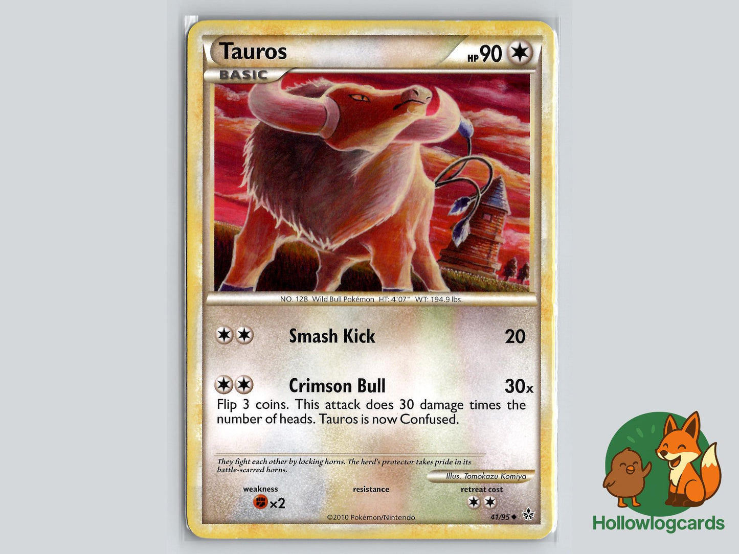 Tauros (41/95) - Unleashed Pokémon Card