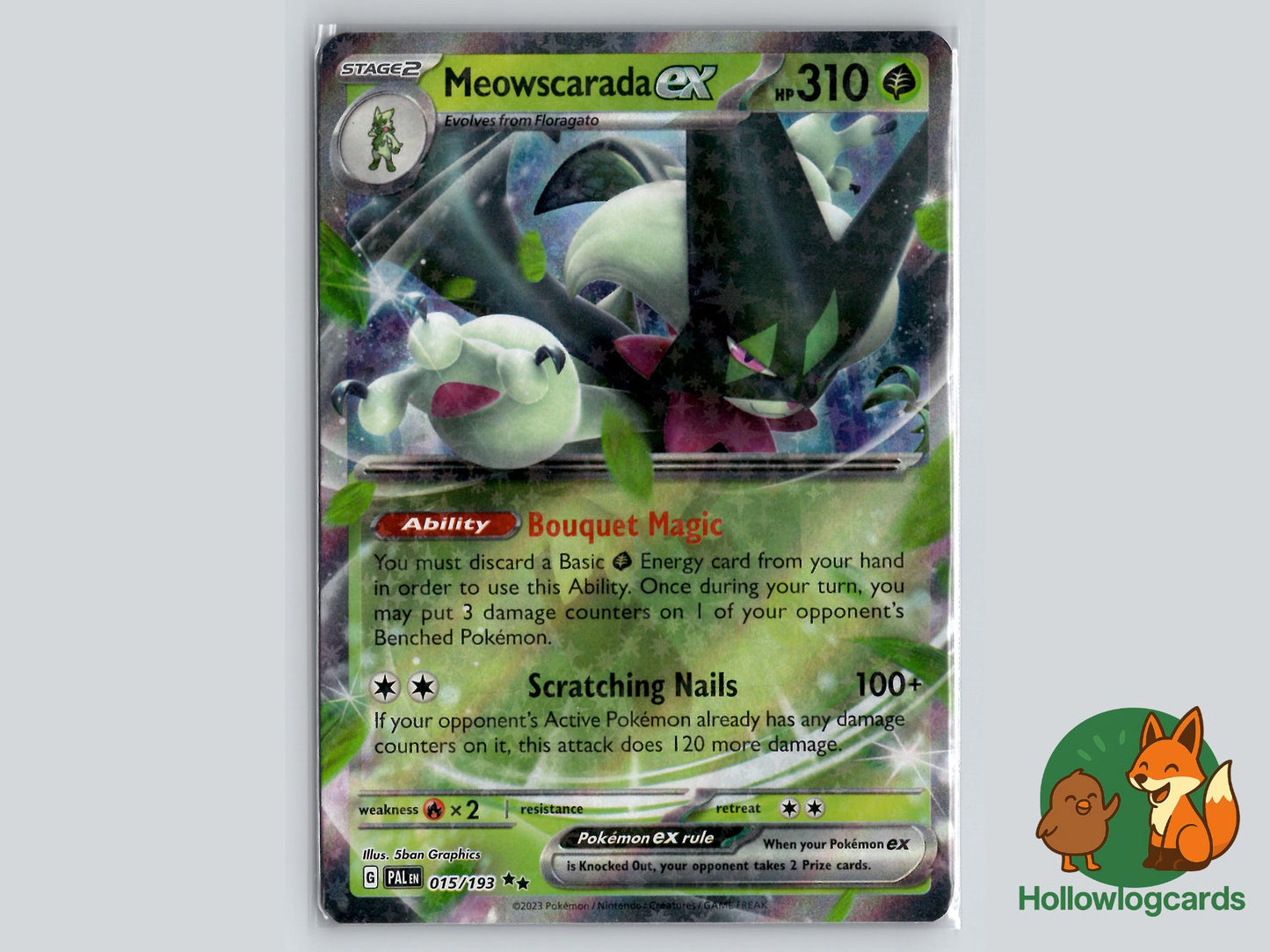 Meowscarada ex (015/193) - Paldea Evolved Pokémon Card