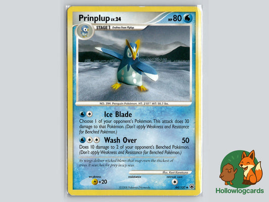 Prinplup (44/100) - Majestic Dawn Pokémon Card