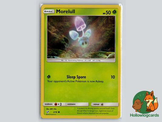 Morelull (3/18) - Detective Pikachu Pokémon Card