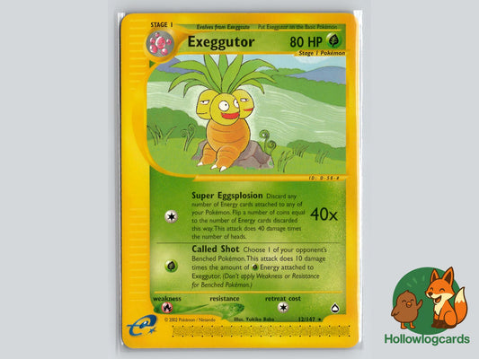 Exeggutor (12/147) - Aquapolis Pokémon Card