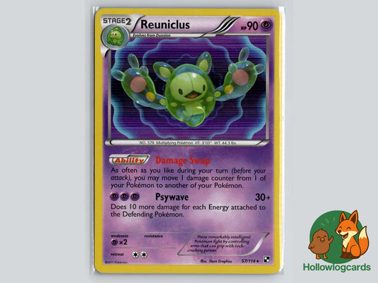 Reuniclus (57/114) - Black & White Pokémon Card
