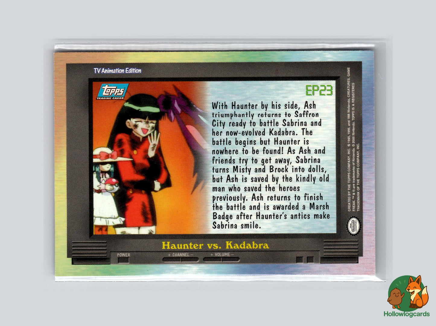 EP23 Haunter vs. Kadabra (#145) - Topps Trading Cards Series 2