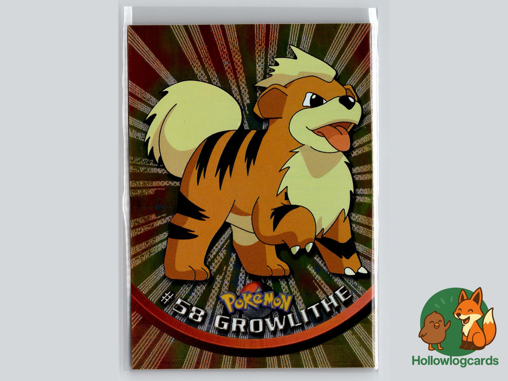 Growlithe - Topps Trading Cards Series 1 Pokémon Card