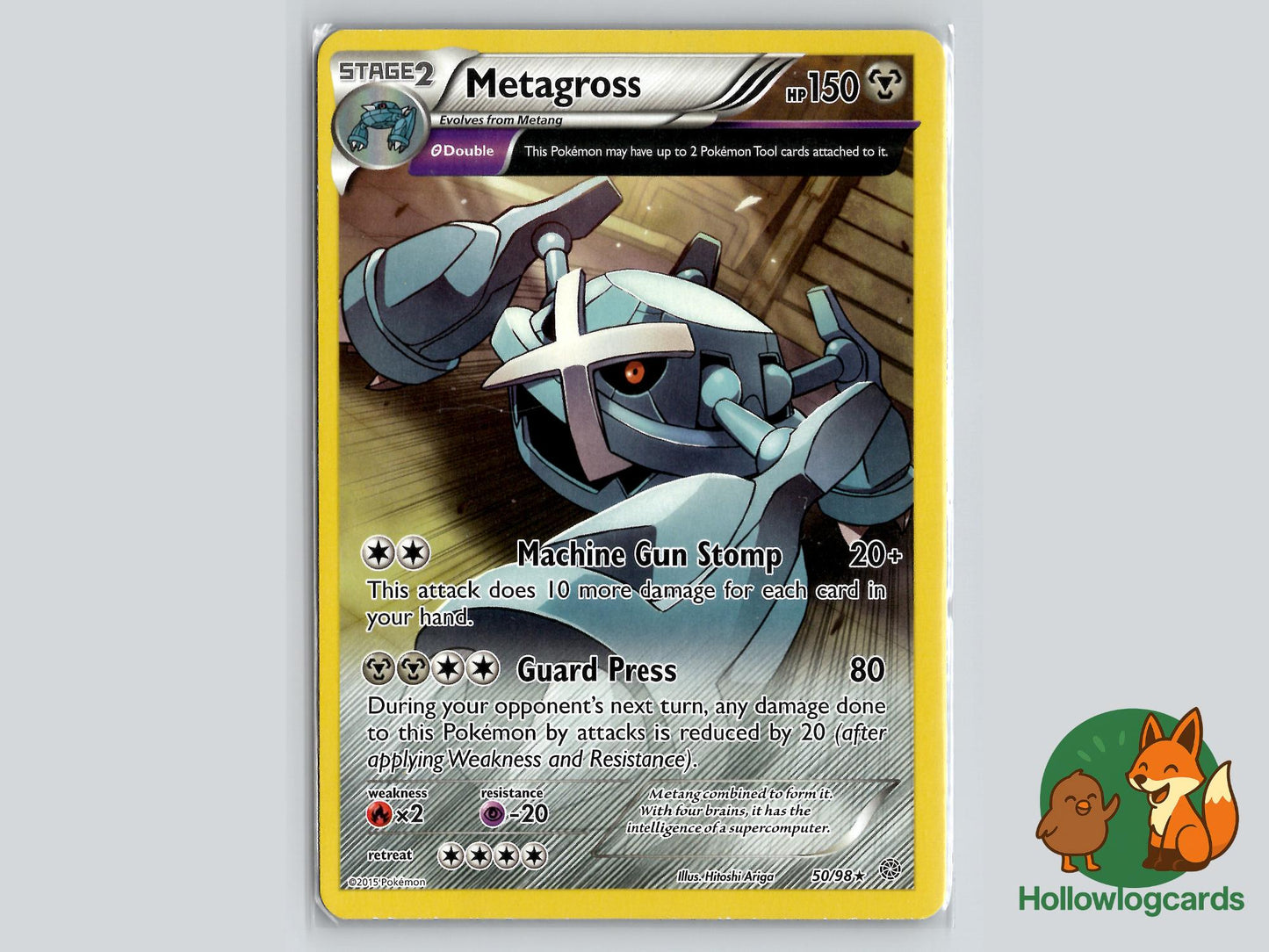 Metagross (50/98) - Ancient Origins Pokémon Card