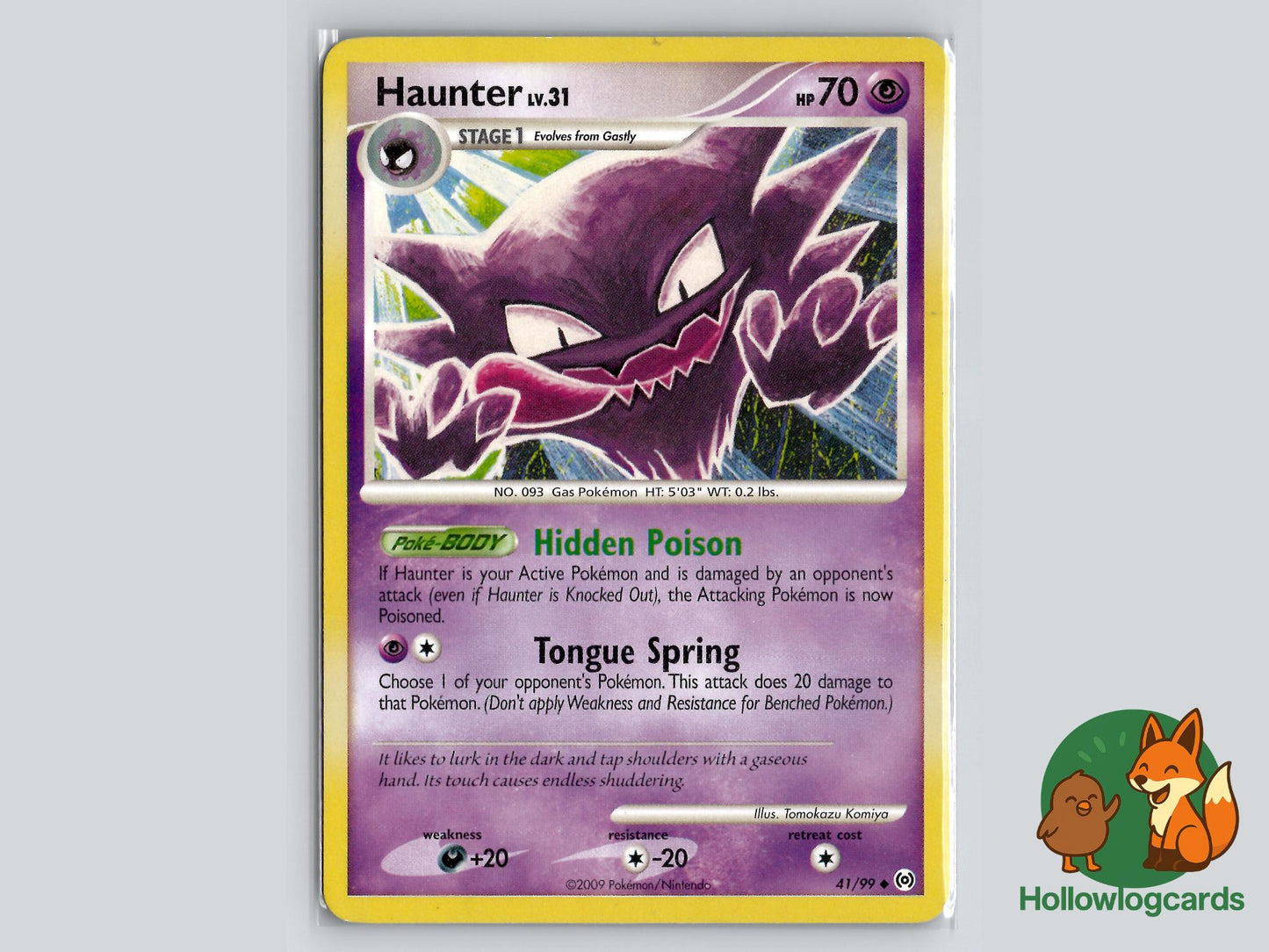 Haunter (41/99) - Arceus Pokémon Card