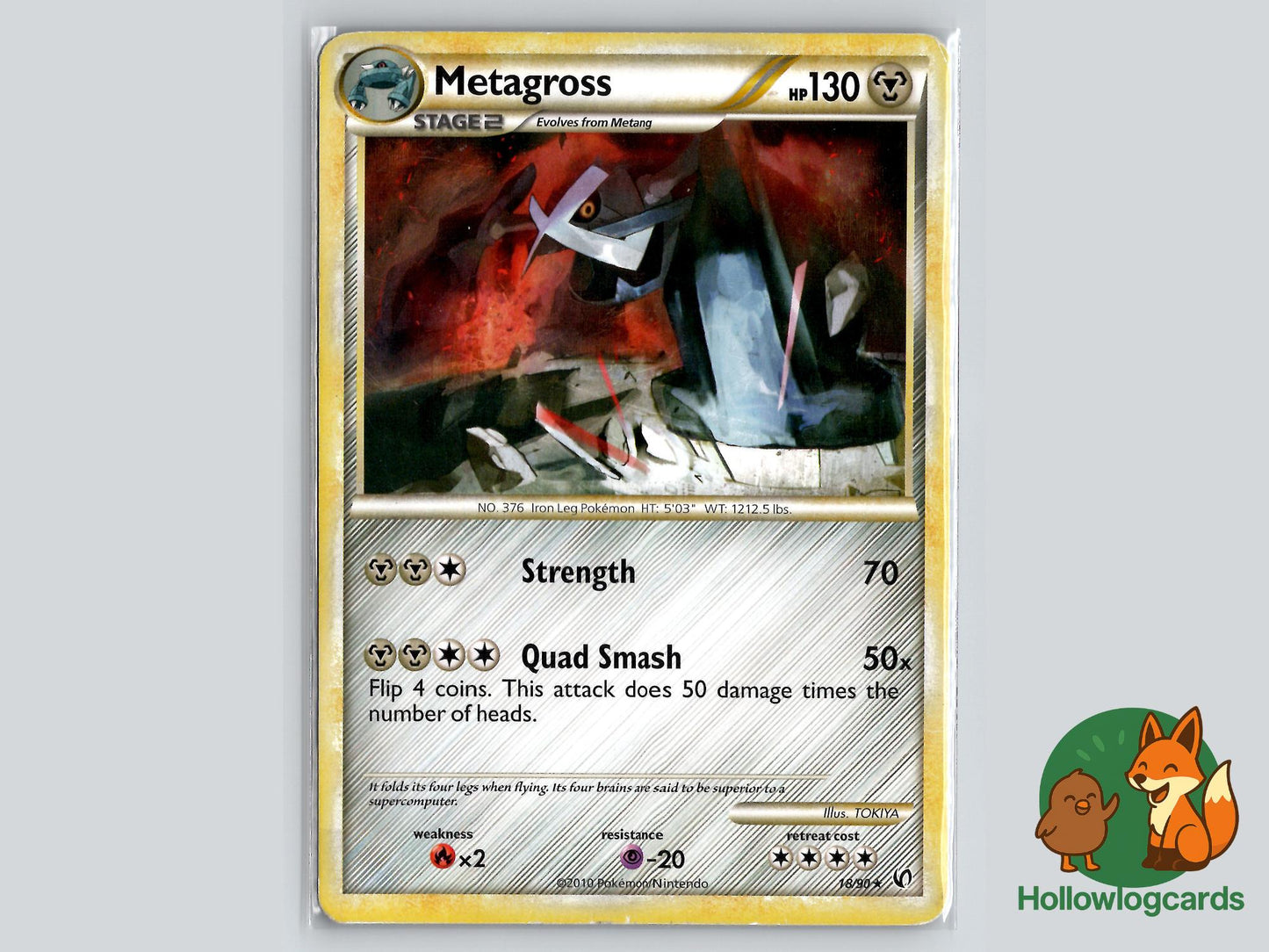 Metagross (18/90) - Undaunted Pokémon Card