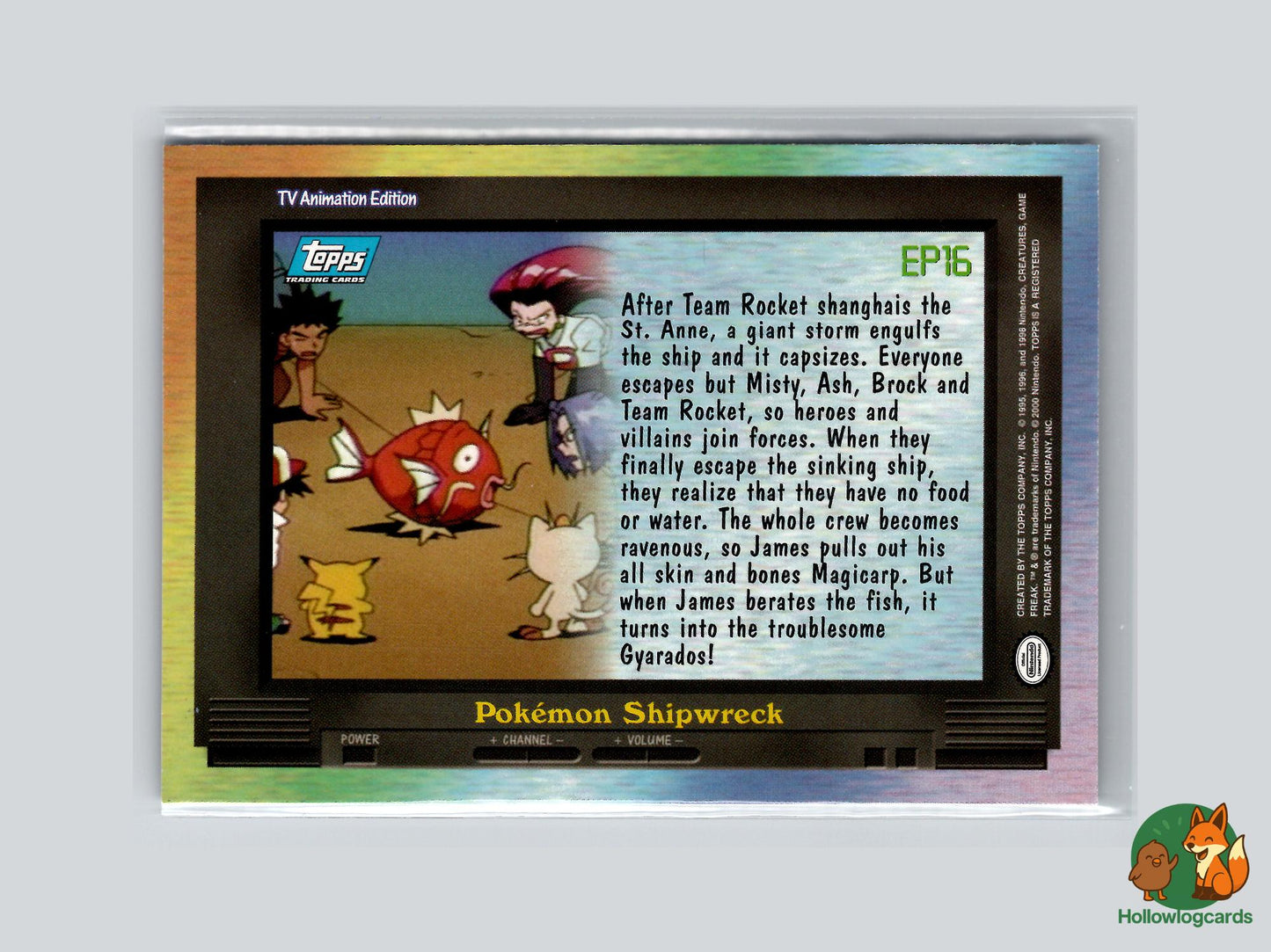 EP16 Pokemon Shipwreck (#138) - Topps Trading Cards Series 2