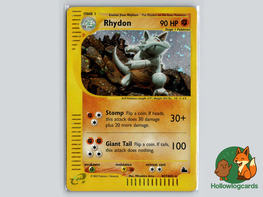 Rhydon (H27/H32) - Skyridge Pokémon Card