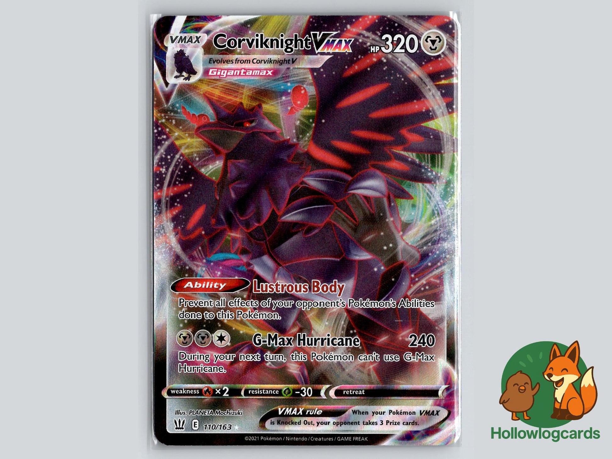 Corviknight VMAX (110/163) - Battle Styles Pokémon Card