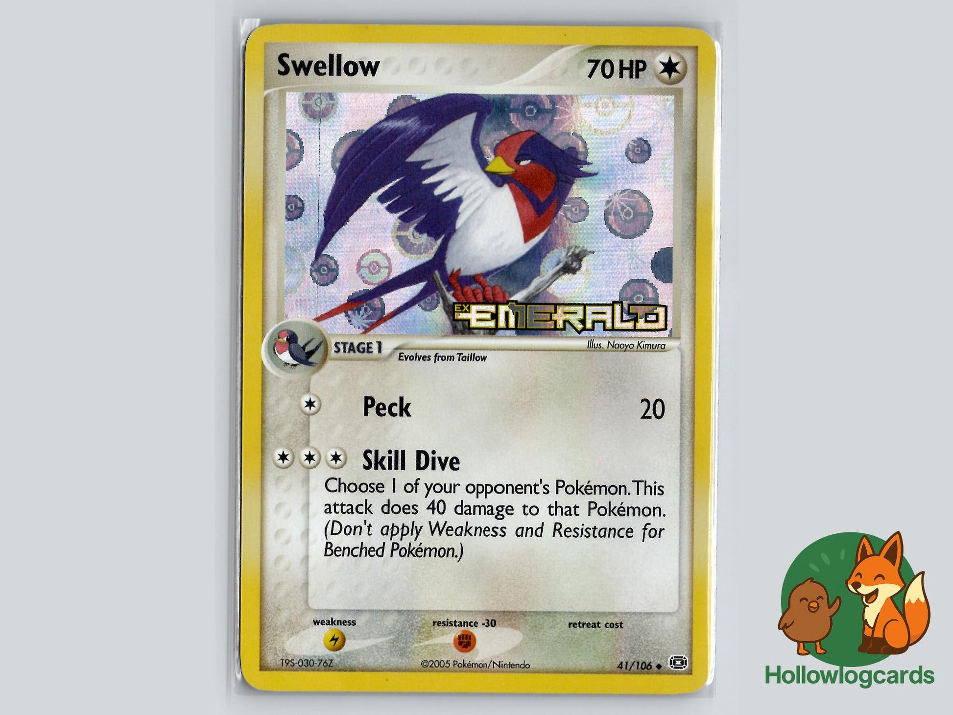 Swellow (41/106) - Emerald Pokémon Card