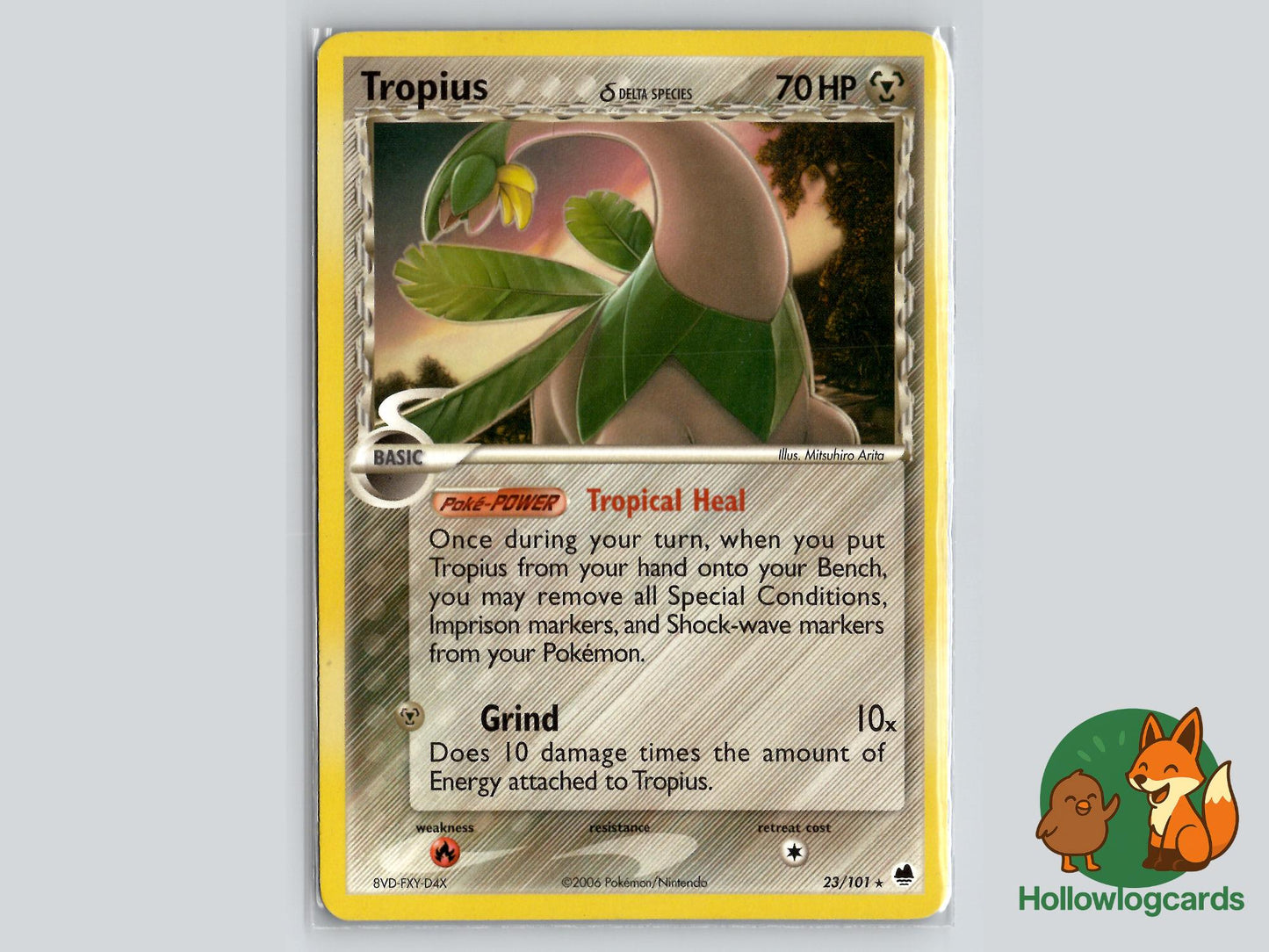 Tropius (23/101) - Dragon Frontiers Pokémon Card
