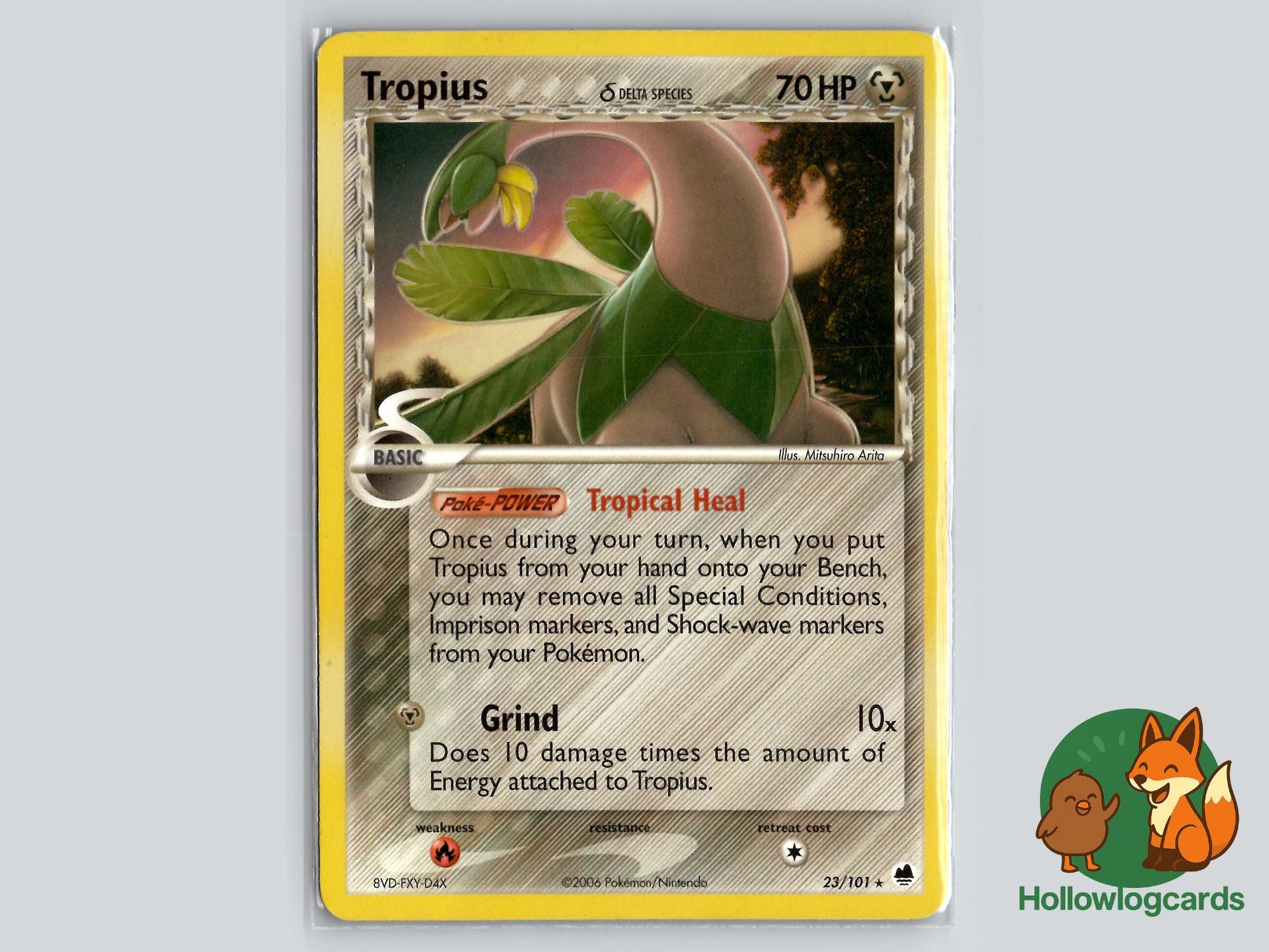 Tropius (23/101) - Dragon Frontiers Pokémon Card