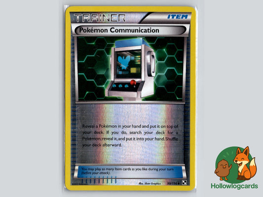 Pokemon Communication (99/114) - Black & White Pokémon Card