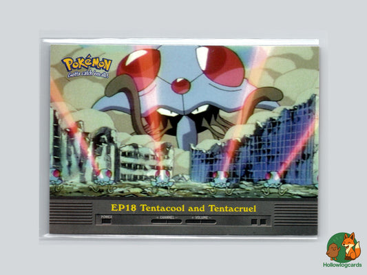 EP18 Tentacool and Tentacruel - Topps Trading Cards Series 2 Pokémon Card