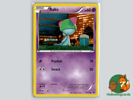 Ralts (55/99) - Next Destinies Pokémon Card