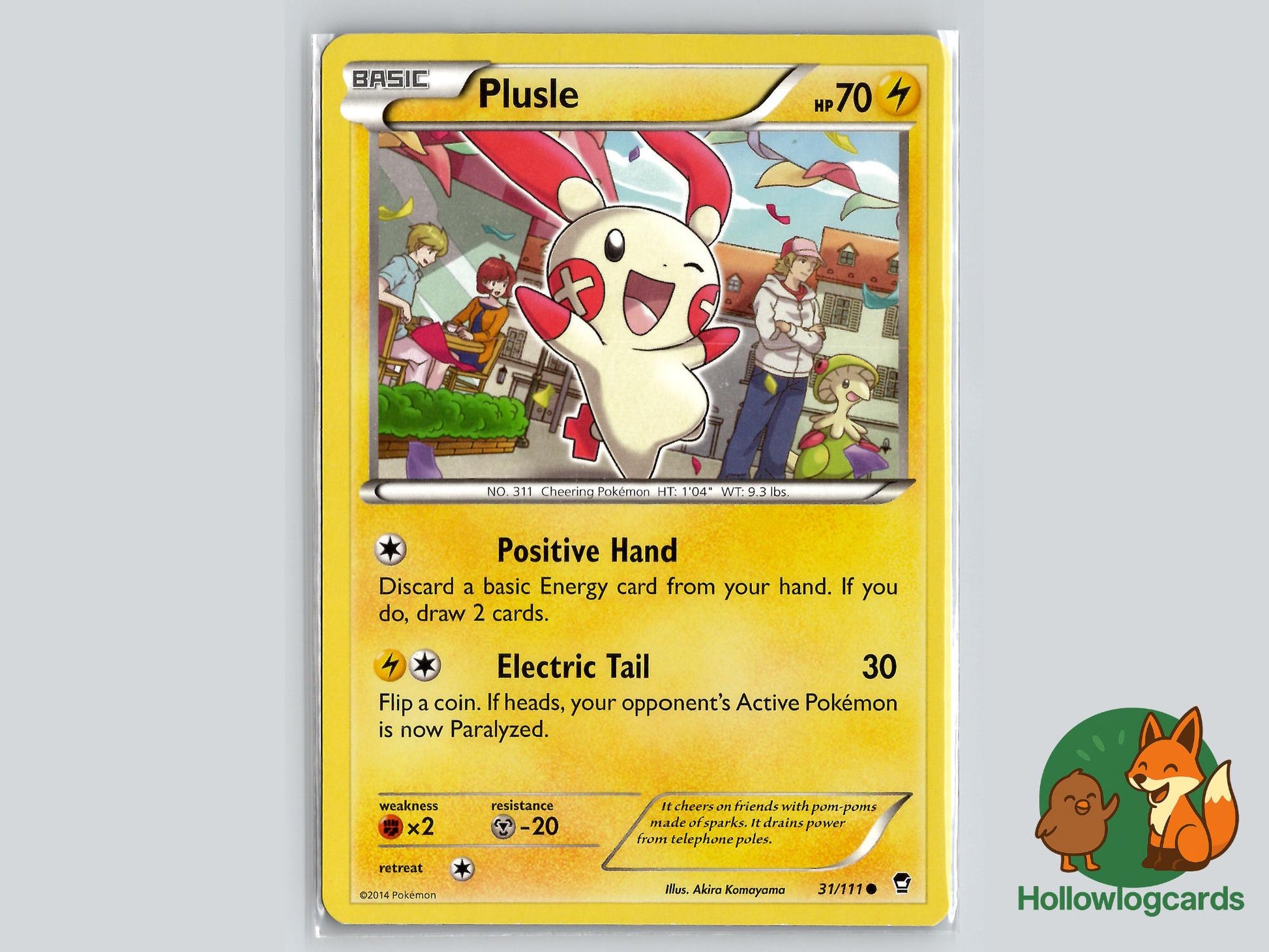 Plusle (31/111) - Furious Fists Pokémon Card