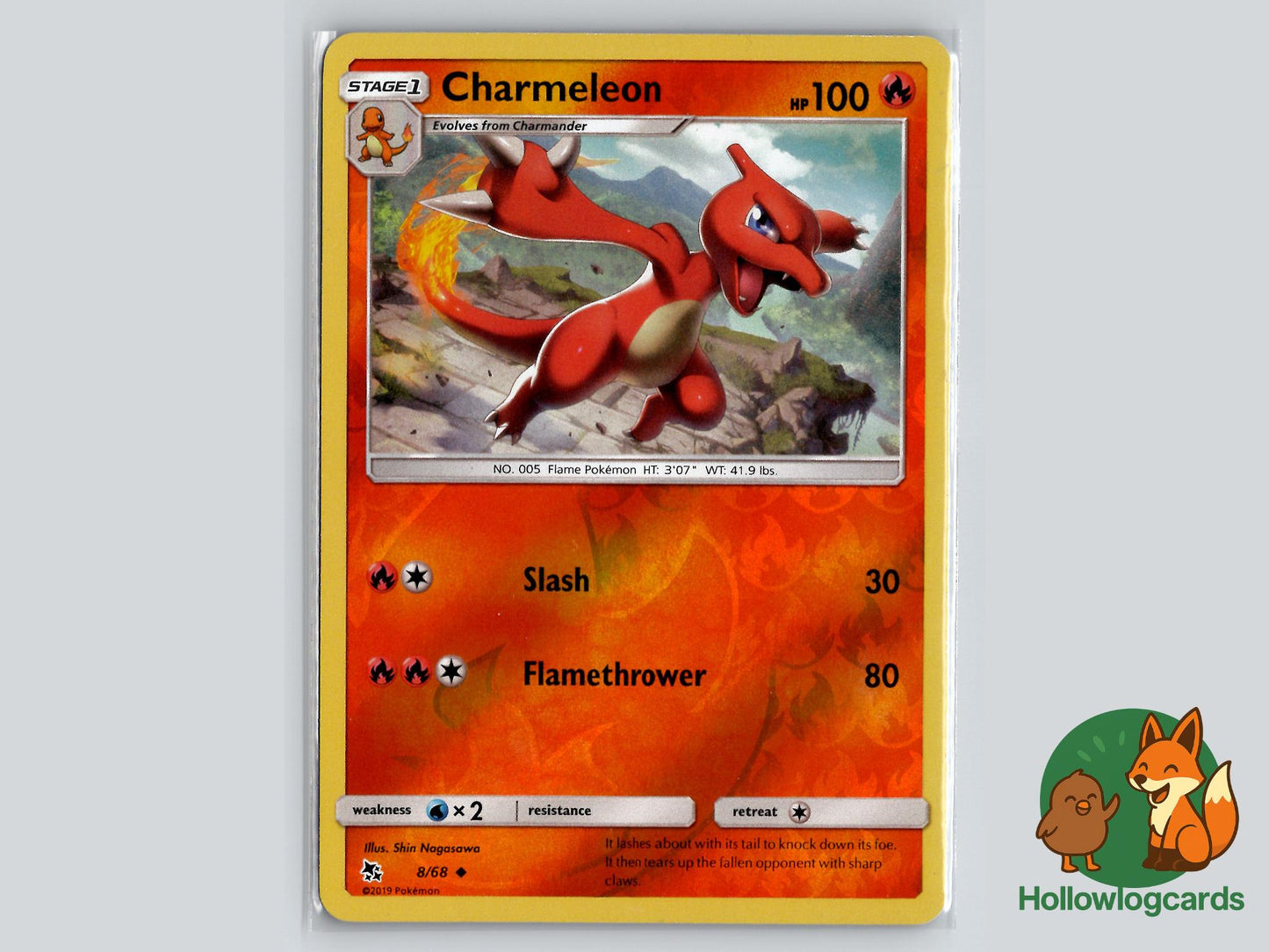 Charmeleon (8/68) - Hidden Fates Pokémon Card