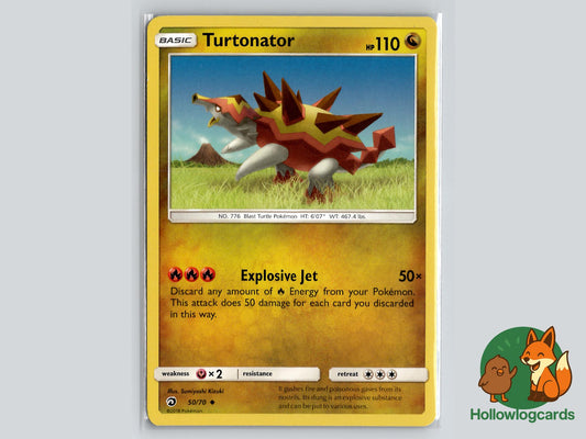Turtonator (50/70) - Dragon Majesty Pokémon Card