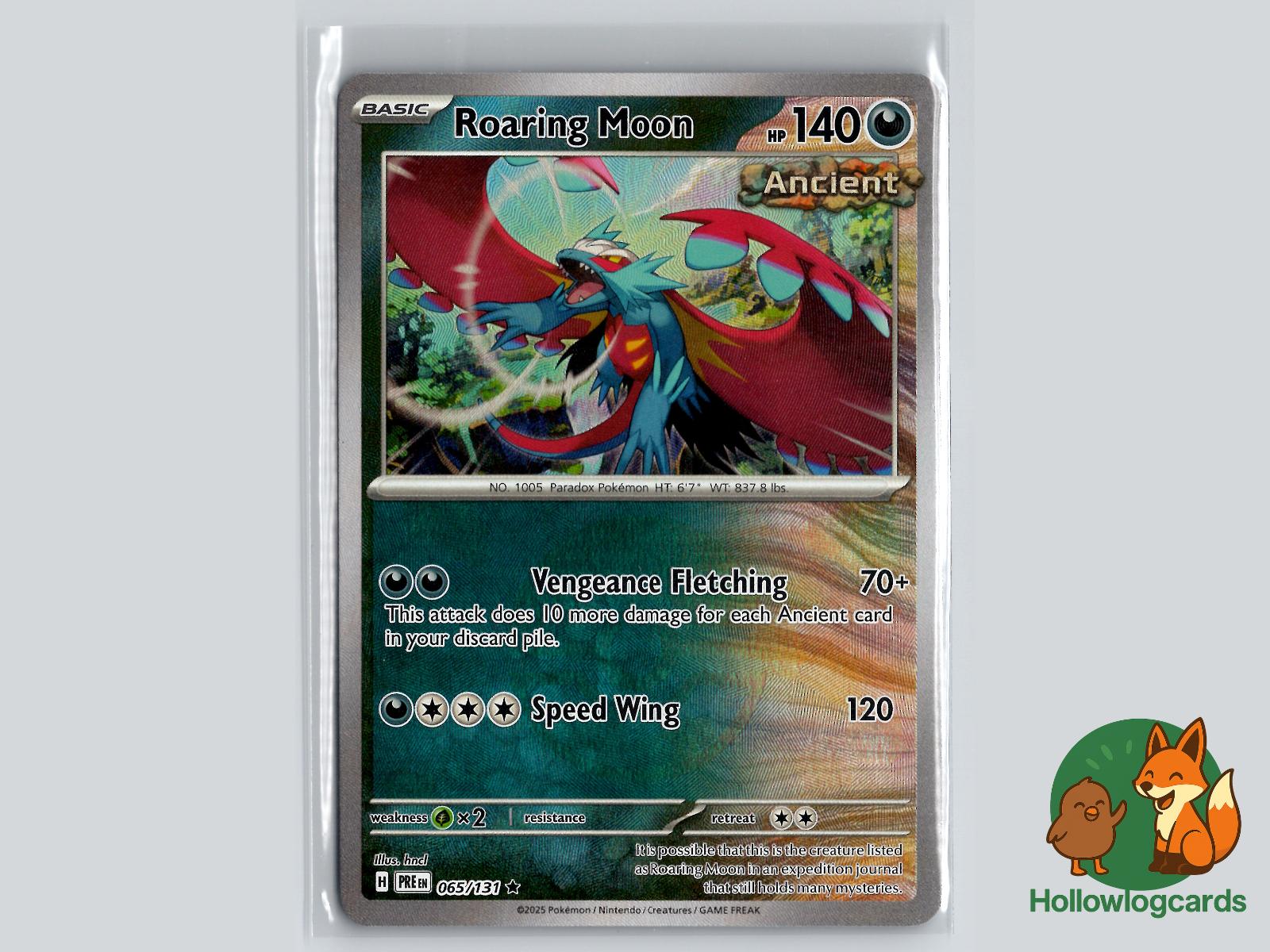 Roaring Moon (109/162) - Temporal Forces Pokémon Card