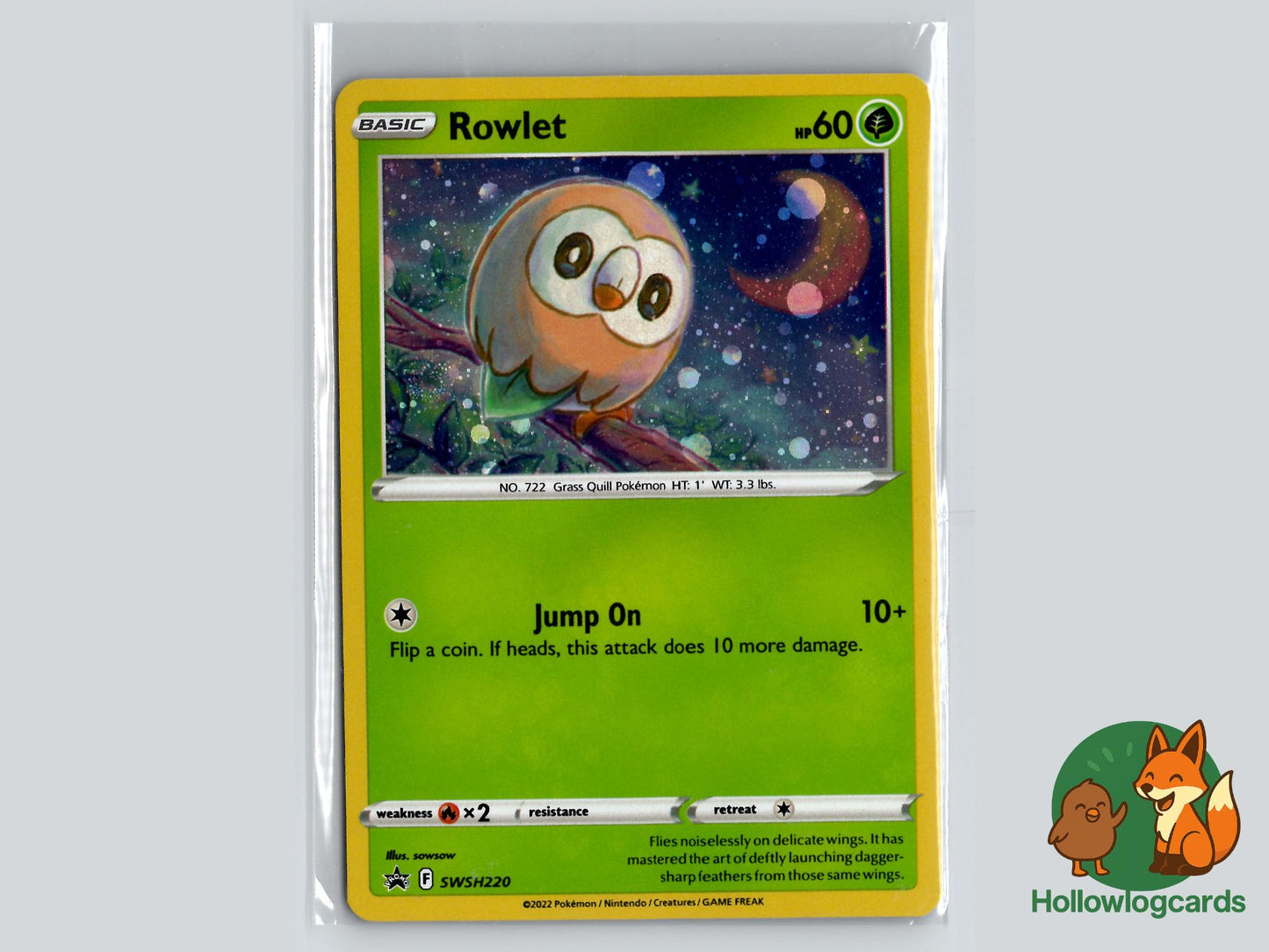 Rowlet (SWSH220) - Sword & Shield Pokémon Card