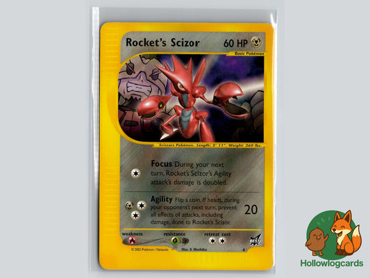 Rocket's Scizor (4/9) - Best of Game Pokémon Card