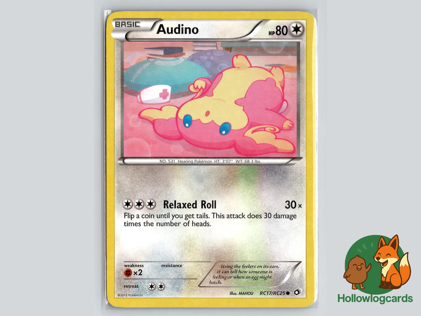 Audino (RC17/RC25) - Legendary Treasures Pokémon Card